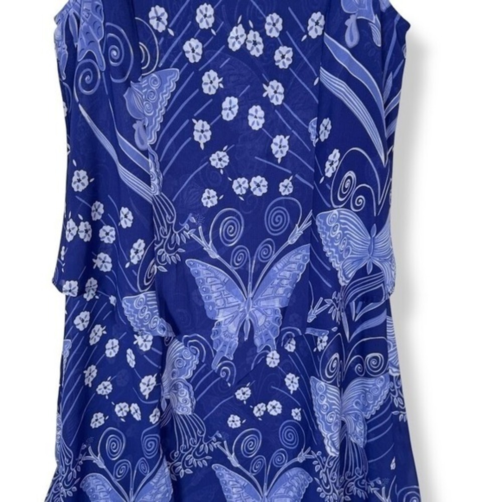 Pyramid Collection Butterfly Dress Size Medium‎ Chiffon Fairy Y2K Whimsical - Picture 3 of 13
